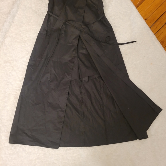 TIBI playsuit strapless wrap effect Jumpsuit,color black, size 6 - Picture 12 of 13